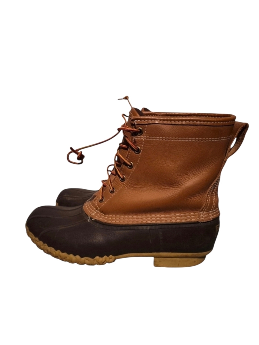 Bean Boots By L.L. Bean Brown Gore-Tex Ankle Duck Boots Men's Size 8M